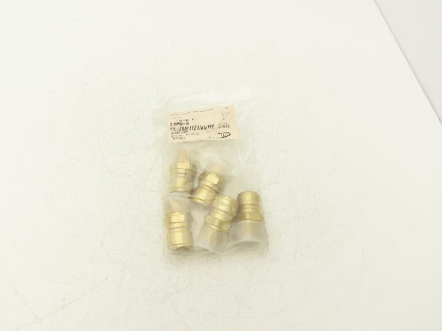Dixon E8M8-B Hydraulic Quick Coupler Straight Through Male 1" Body Lot of 5