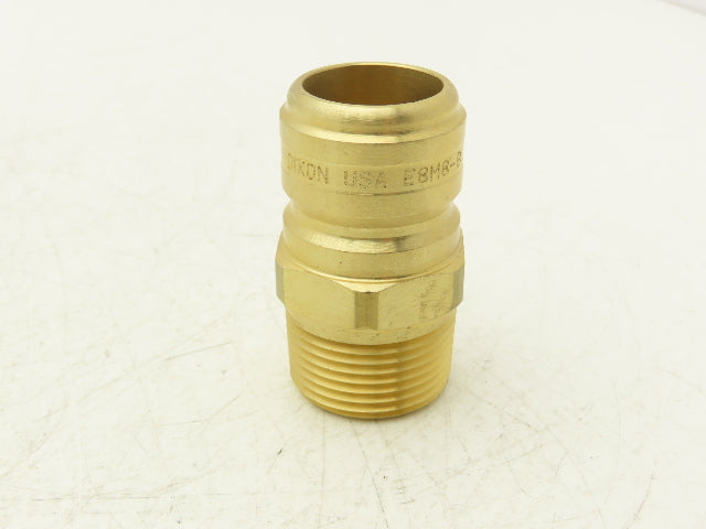 Dixon E8M8-B Hydraulic Quick Coupler Straight Through Male 1" Body Lot of 5