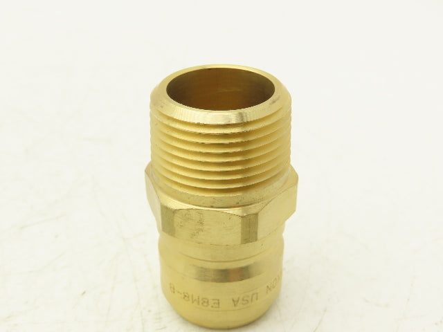 Dixon E8M8-B Hydraulic Quick Coupler Straight Through Male 1" Body Lot of 5