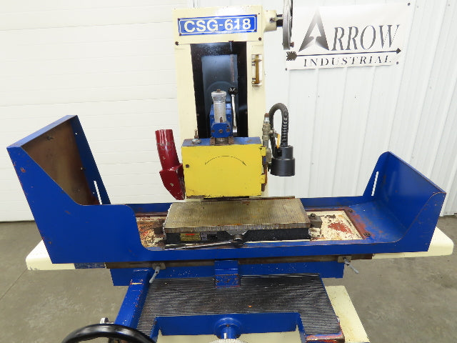 Clausing CSG-618 Equiptop Surface Grinder Manual Feed 6x18" Magnetic Chuck 3Ph