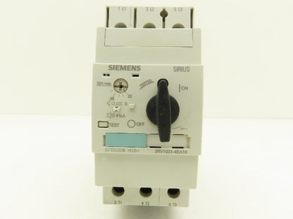 Siemens 3RV1031-4EA10 Circuit Breaker 22-32 Amp 30Hp 600VAC 3Ph Lot of 3