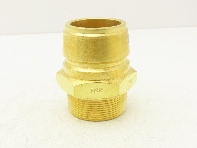 Eaton B16T50 Hydraulic 2" Straight Through Ball Lock Quick Disconnect Coupling