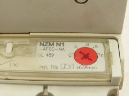 Eaton NZMN1-AF60-NA Circuit Breaker Disconnect 600V 125A NZM1 Frame