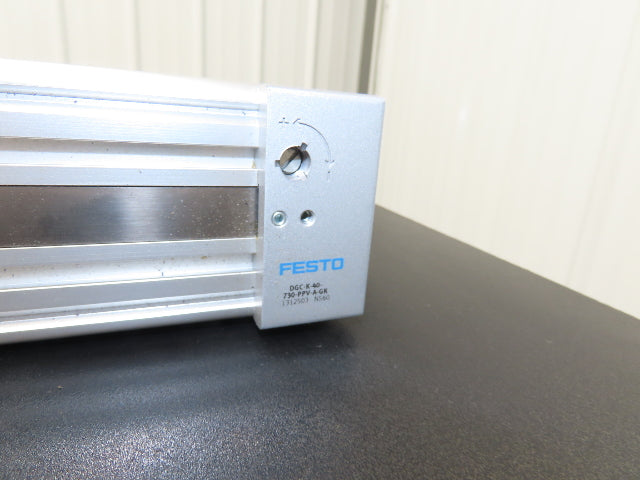 Festo DGC-K-40-730-PPV-A-GK Pneumatic Linear Actuator 40mm Bore 730mm Stroke