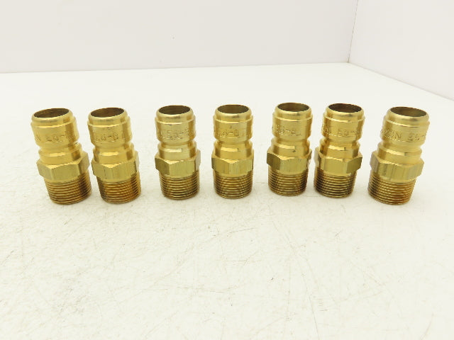 Dixon E6-B1 Hydraulic Quick Disconnect Straight Through Male 3/4" Body Lot of 7