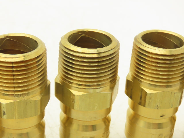 Dixon E6-B1 Hydraulic Quick Disconnect Straight Through Male 3/4" Body Lot of 7