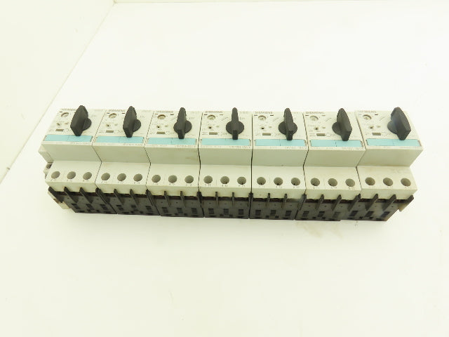 Siemens 3RV10211BA10 Motor Protection Switch Circuit Breaker 1.5Hp 600V Lot of 7