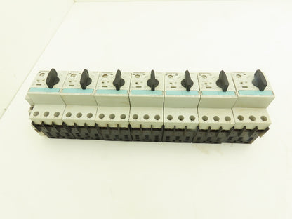 Siemens 3RV10211BA10 Motor Protection Switch Circuit Breaker 1.5Hp 600V Lot of 7