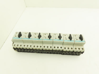 Siemens 3RV10211BA10 Motor Protection Switch Circuit Breaker 1.5Hp 600V Lot of 7