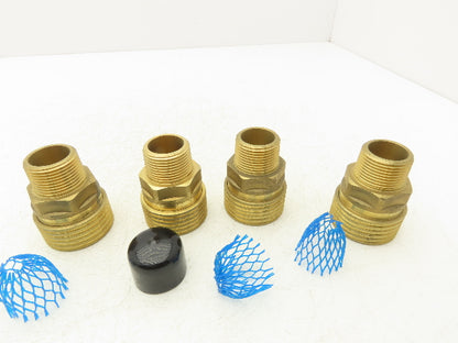 Dixon EM8-3-E Hydraulic Quick Disconnect Straight Through Socket 1" NPT Lot of 4