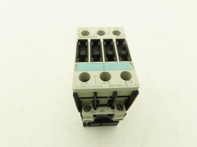 Siemens 3RT1025-1BB40 Motor Starter Contactor 24V Coil 15Hp 600V Lot of 3