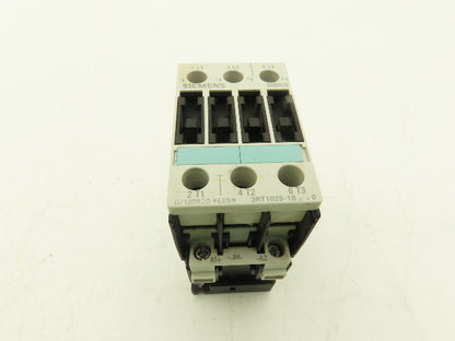 Siemens 3RT1025-1BB40 Motor Starter Contactor 24V Coil 15Hp 600V Lot of 3