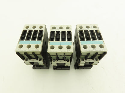 Siemens 3RT1025-1BB40 Motor Starter Contactor 24V Coil 15Hp 600V Lot of 3