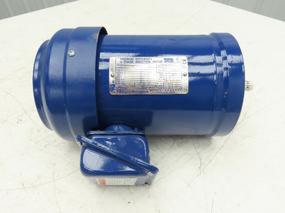 Teco Westinghouse GHV0014C AC Motor 1Hp 1750 RPM 230/460V 3PH 56C TEFC AETHPE