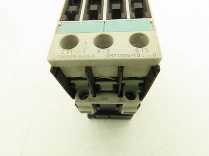 Siemens 3RT1025-1BB40 Motor Starter Contactor 24V Coil 15Hp 600V Lot of 4