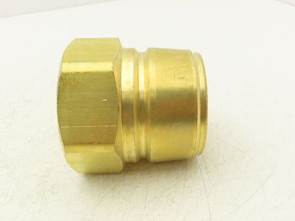 Hansen B20T56 Quick Disconnect Coupling 2-1/2" Straight Through Plug 2-1/2" NPTF