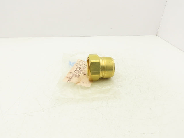 Hansen B20T56 Quick Disconnect Coupling 2-1/2" Straight Through Plug 2-1/2" NPTF