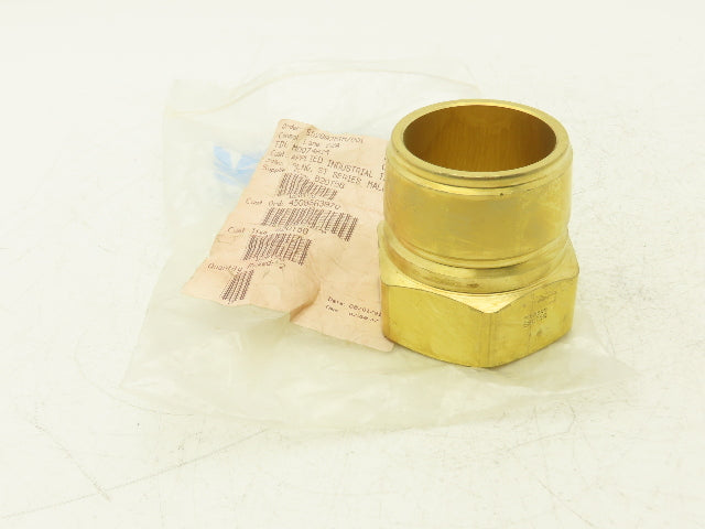 Hansen B20T56 Quick Disconnect Coupling 2-1/2" Straight Through Plug 2-1/2" NPTF