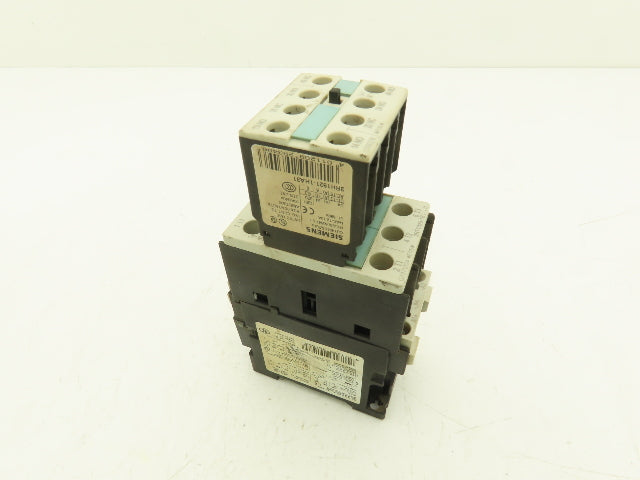 Siemens 3RT1025-1BB40 Motor Starter Contactor 24V Coil 15Hp 600V Lot of 2