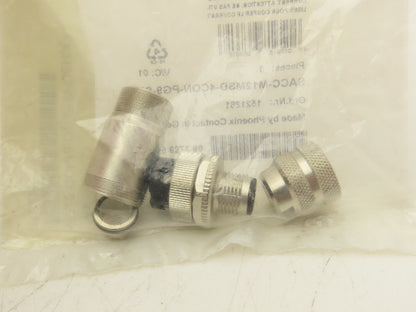 Phoenix Contact SACC-M12MSD-4CON-PG9-SH Ethernet Data Connector CAT5 Lot of 3