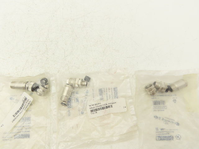 Phoenix Contact SACC-M12MSD-4CON-PG9-SH Ethernet Data Connector CAT5 Lot of 3