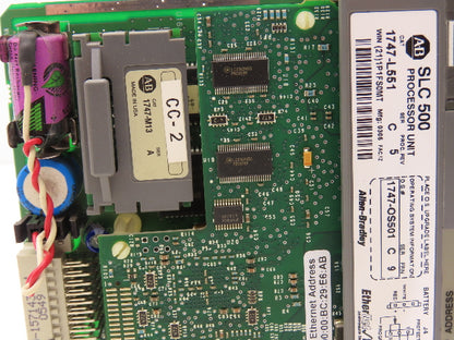 Allen Bradley 1747-L551 SLC 500 SLC 5/05 CPU Processor Controller Ser C Rev 5