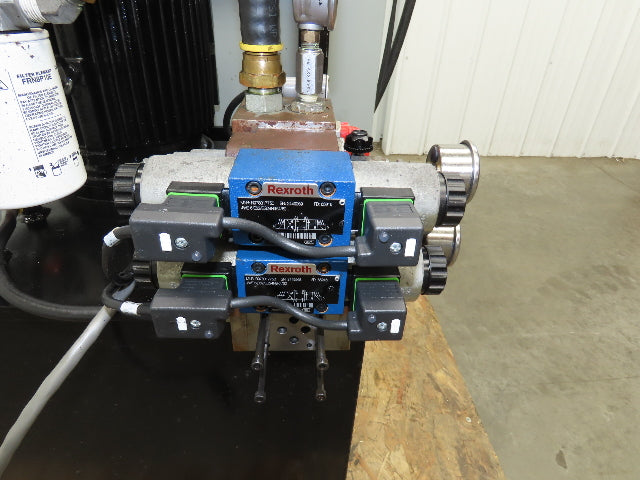EHA Hydraulic Power Unit 20Gal Tank 2gpm 3770PSI Casappa Gear Pump 3Hp 3PH