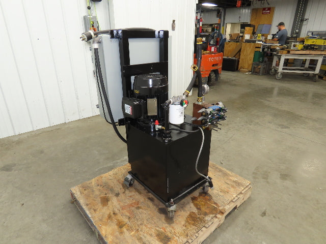 EHA Hydraulic Power Unit 20Gal Tank 2gpm 3770PSI Casappa Gear Pump 3Hp 3PH