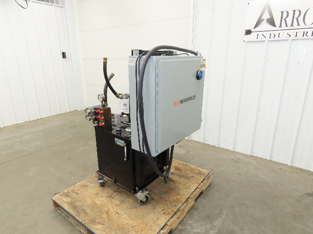 EHA Hydraulic Power Unit 20Gal Tank 2gpm 3770PSI Casappa Gear Pump 3Hp 3PH