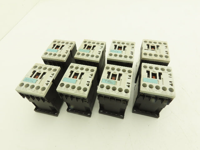 Siemens 3RH1131-1BB40 Contactor Relay 24V Coil 600V 3 NO 1 NC Lot of 8