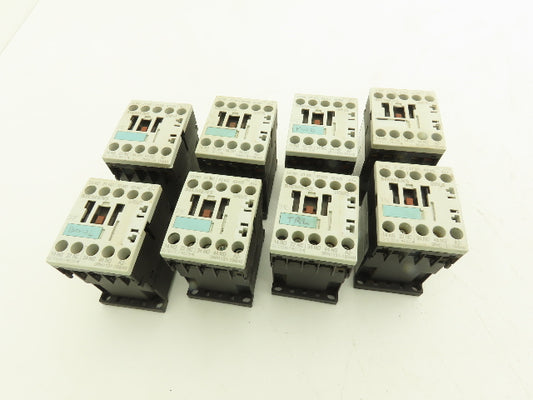 Siemens 3RH1131-1BB40 Contactor Relay 24V Coil 600V 3 NO 1 NC Lot of 8
