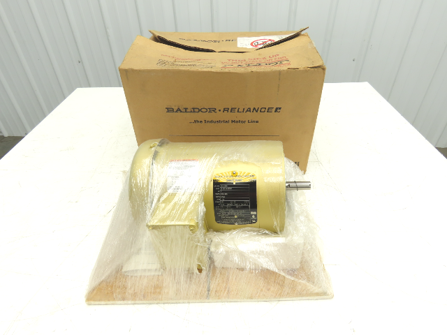 Baldor VEM3546 Super-E AC Motor 1Hp 1760 RPM 230/460V 3PH 56C TEFC