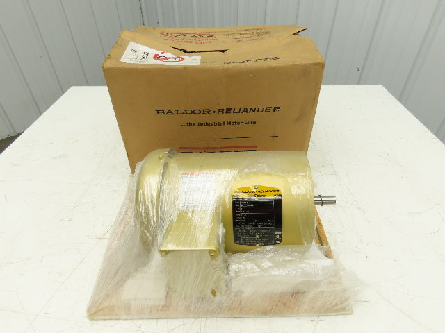 Baldor VEM3546 Super-E AC Motor 1Hp 1760 RPM 230/460V 3PH 56C TEFC