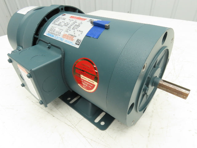 Leeson C6T17FK105A 119563.00 Wattsaver Brake Motor 1Hp 1760 RPM 230/460V 3PH 56C