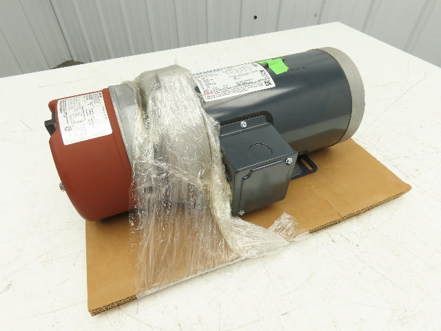 Marathon 56T17F15655A D456A Brake Motor 1Hp 1725 RPM 230/460V 3PH 56C TEFC