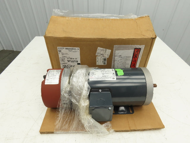 Marathon 56T17F15655A D456A Brake Motor 1Hp 1725 RPM 230/460V 3PH 56C TEFC