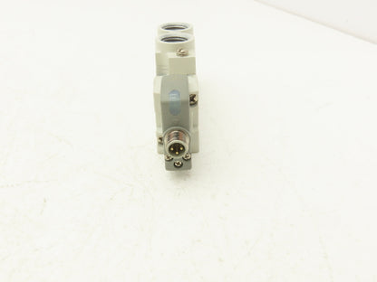 SMC SY7120-5W7ZD-02 Solenoid Valve 1/4" Ports 24V with Cables Lot of 2