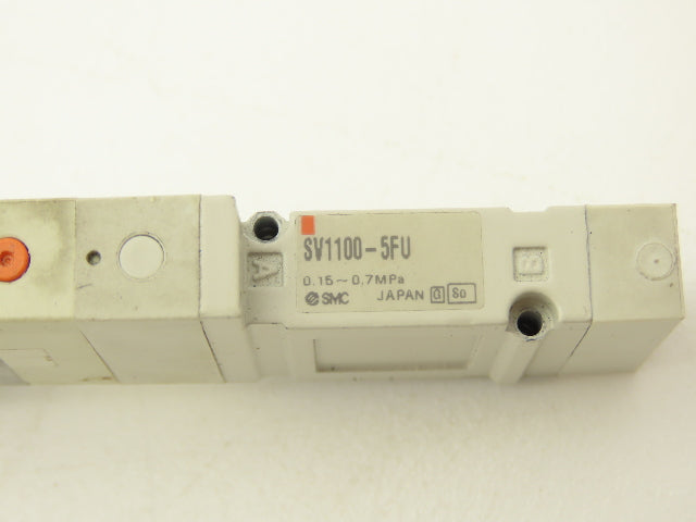SMC SV1100-5FU Pneumatic Air Valve SV1000 Series 5-Port 2-Position 24V Lot of 11