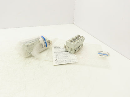 SMC EX600-DXPD 16 Point Digital Input Serial Interface 8xM12 PNP 24V Lot of 2