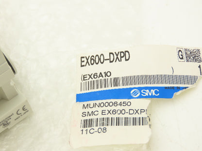 SMC EX600-DXPD 16 Point Digital Input Serial Interface 8xM12 PNP 24V Lot of 2