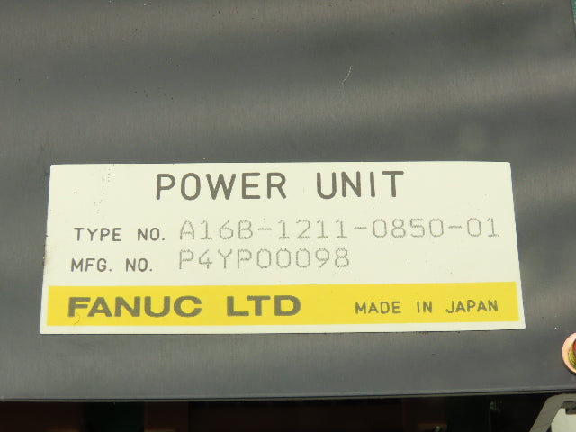 Fanuc A16B-1211-0850-01 Power Supply Board Unit A16B-1211-0850/08A