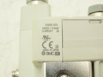 SMC EX600-SEC1 EtherCAT Fieldbus Serial Communication Interface PNP 100Mbps 24V