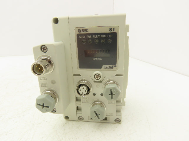 SMC EX600-SEC1 EtherCAT Fieldbus Serial Communication Interface PNP 100Mbps 24V