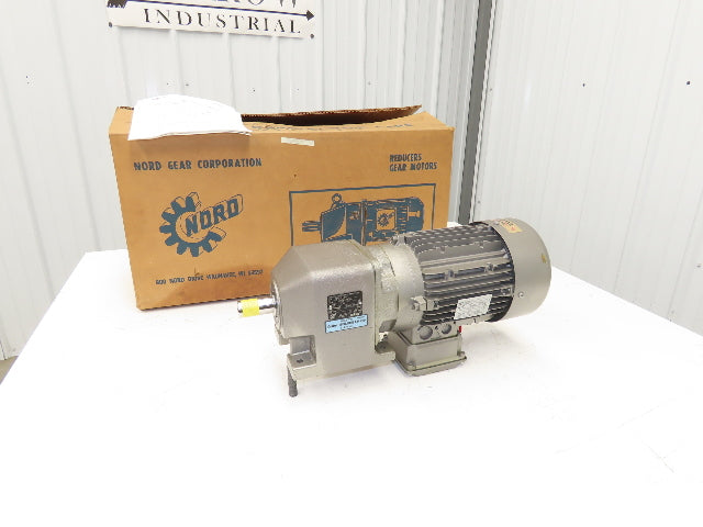 Nord SK 272 VL-90L/4 CUS Inline Gearmotor 6.34 Ratio 262 RPM 2Hp 230/460V 3PH