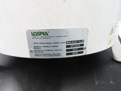 Losma GP1000 Galileo Plus Oil Mist Catch Collector Filter 1.27kw 3Ph 1550m3/h