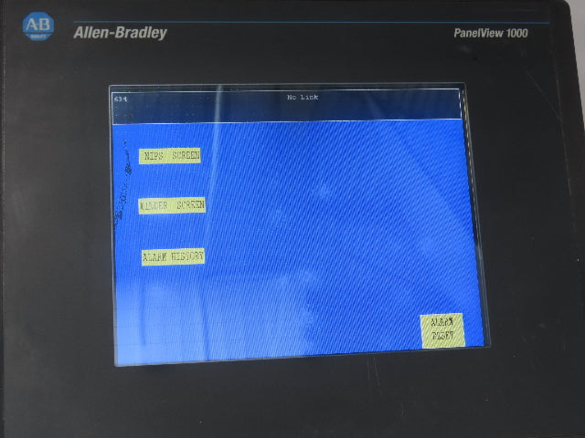 Allen Bradley 2711-T10C20 Panel View 1000 Ser D FRN 4.20 Touch Screen 10" REV B