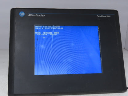 Allen Bradley 2711-T10C20 Panel View 1000 Ser D FRN 4.20 Touch Screen 10" REV B