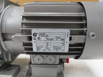 Nord SK 272 VL-71L/4 CUS Inline Gearmotor 6.74 Ratio 255 RPM .5Hp 230/460V 3PH