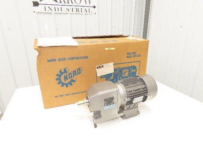Nord SK 272 VL-80 S/4 CUS Inline Gearmotor 6.74 Ratio 254 RPM .75Hp 230/460V 3PH