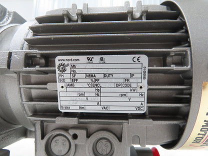 Nord SK 272 VL-80 S/4 CUS Inline Gearmotor 6.74 Ratio 254 RPM .75Hp 230/460V 3PH